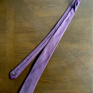 Saks Fifth Avenue BLACK purple tie